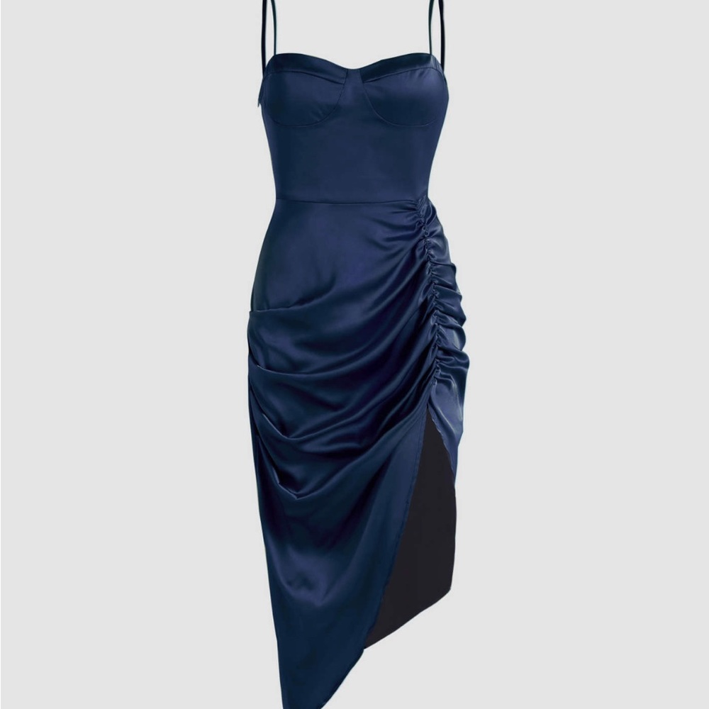 Ruched Midi Dress